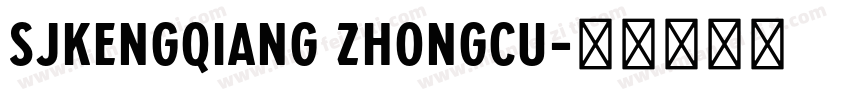 SJkengqiang zhongcu字体转换